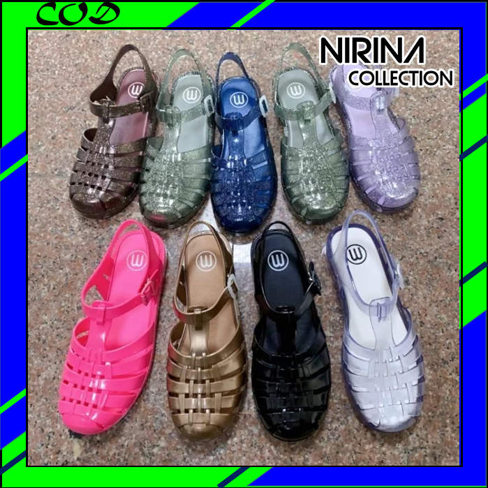 Sandal Jelly Shoes Possession Wanita Meissa Color Gladiator Import