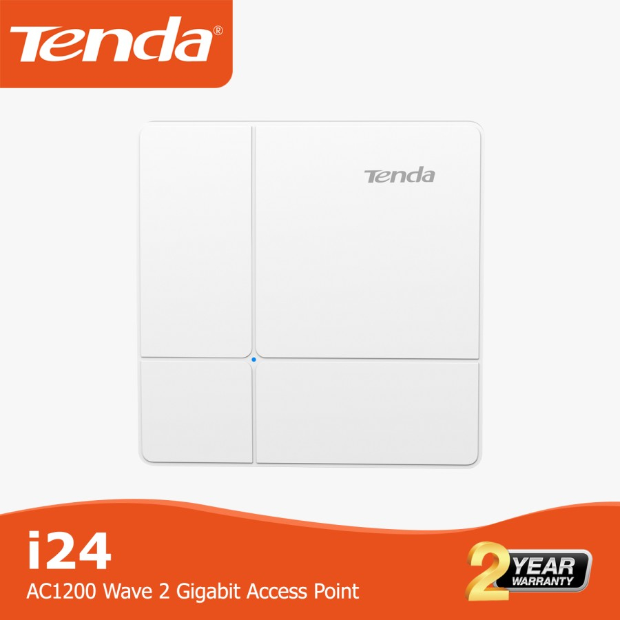 Tenda i24 Access Point Wireless AC1200 Wave 2 Gigabit