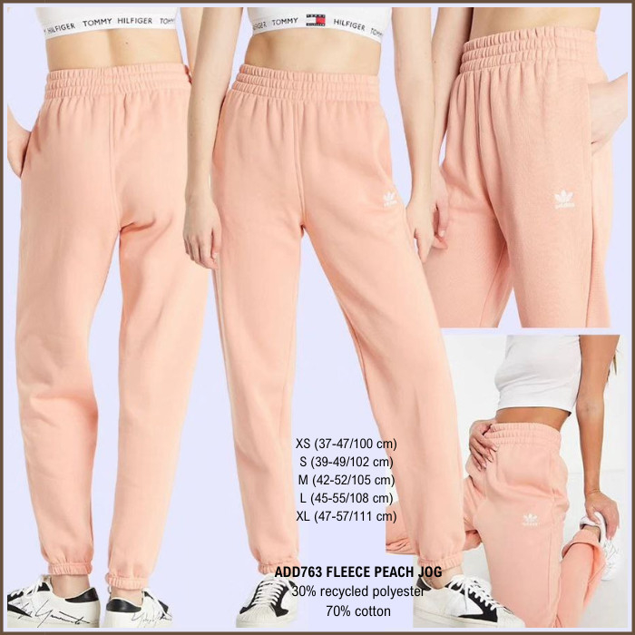 Celana Jogger Wanita Murah ADD763 Fleece Peach/ Lilac