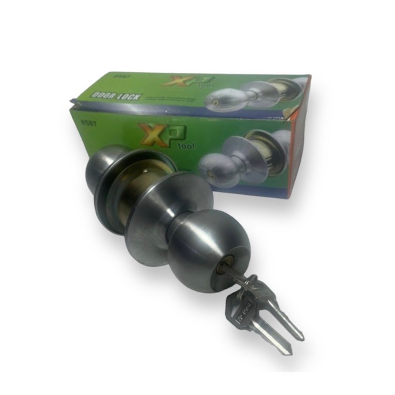 Kunci pintu bulat kamar mandi stainless Xptool