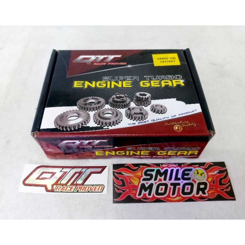 GEAR BOX RASIO QTT VARIO125 VARIO150 PCX150 ADV150 14/42 14/43