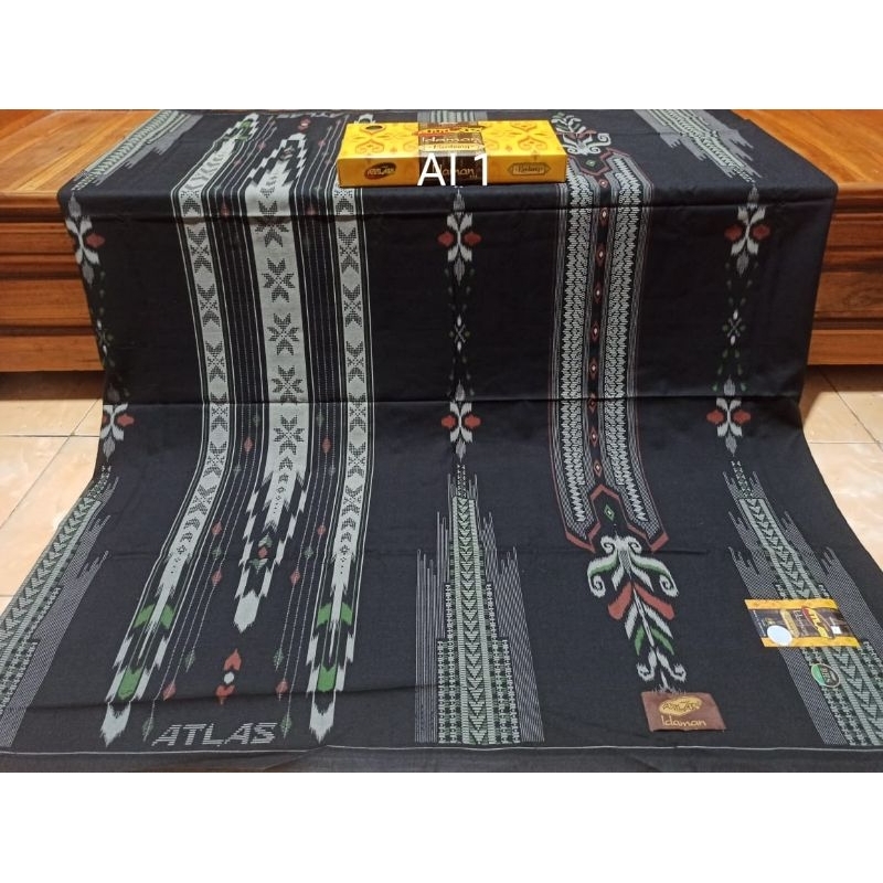 Promo Sarung Atlas Idaman Kembang Gold
