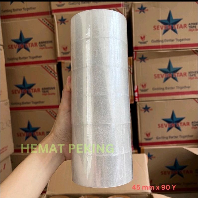 

Lakban Bening Coklat 1 Slop isi 6 pcs 45mm dan 48mm 90 y