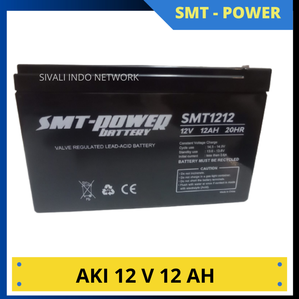 AKI UPS AKI KERING UPS BATERAI UPS 12V 12AH SMT