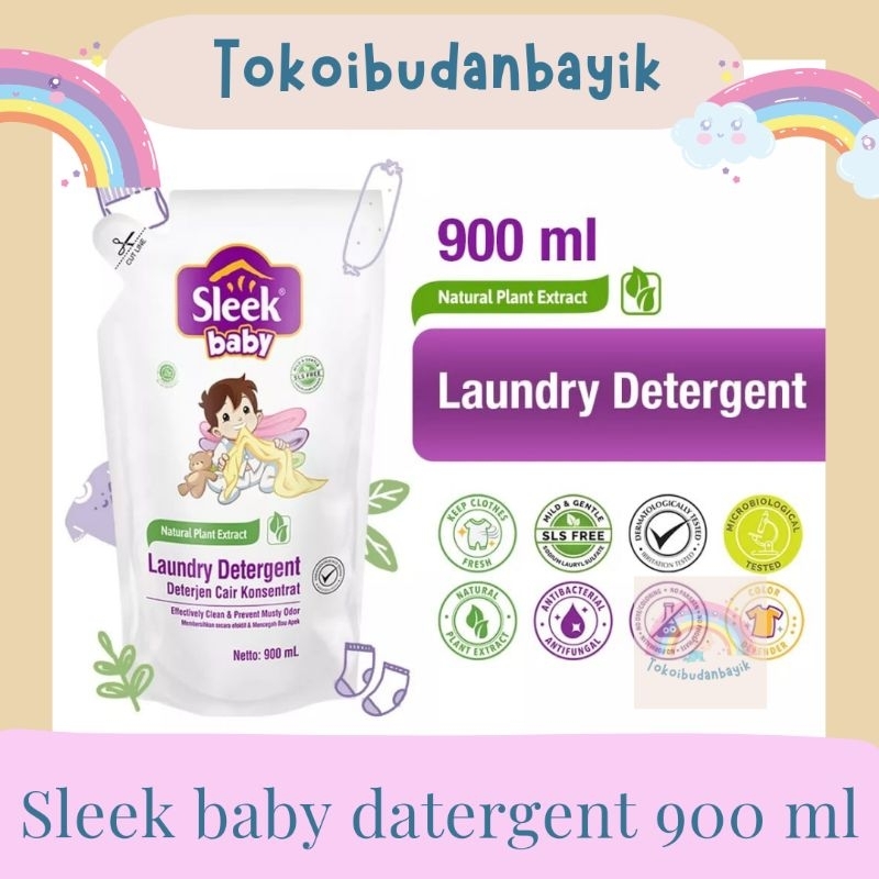 Sleek Baby Laundry Detergent 900ml REFFIL