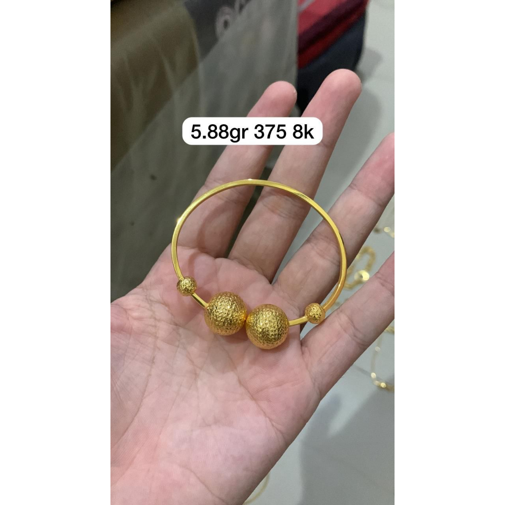 Gelang dior tinju kadar 375