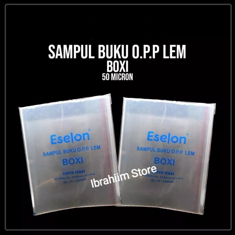 

SAMPUL BUKU BOXY TEBAL 50 MICRON / SAMPUL BUKU BIG BOSS