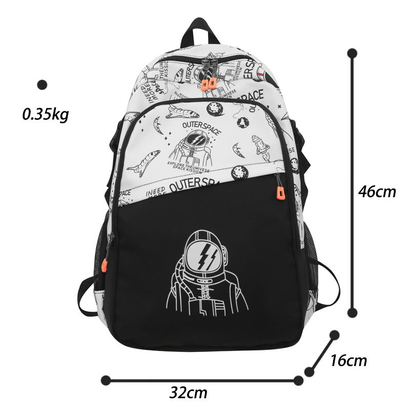 Highland Tas Ransel Backpack Cowok Wanita Unisex Fashionable Tas Punggung Sekolah Pria Trendy Tas Gendong Laki Laki  Kekinian Terbaru TR614