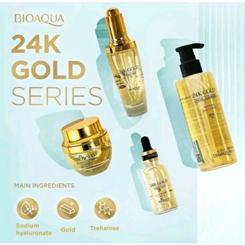 BIOAQUA 24K GOLD Series Cleanser / Serum / Essence Cream / Toner - Bio Aqua