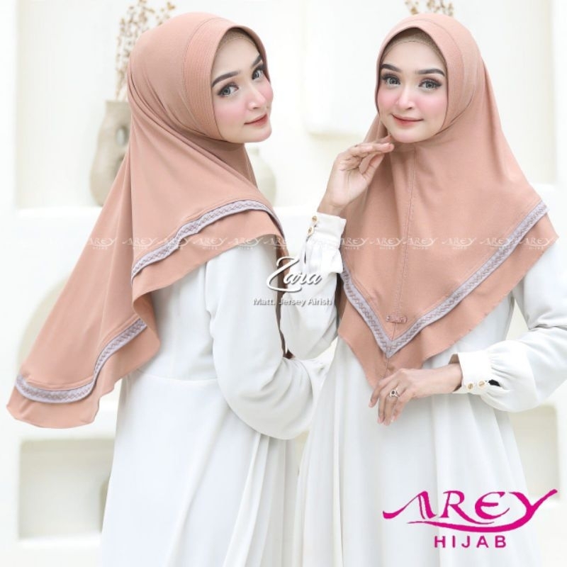 (Original Arey) ZARA •jilbab instan jersey irish•hijab instan pet list