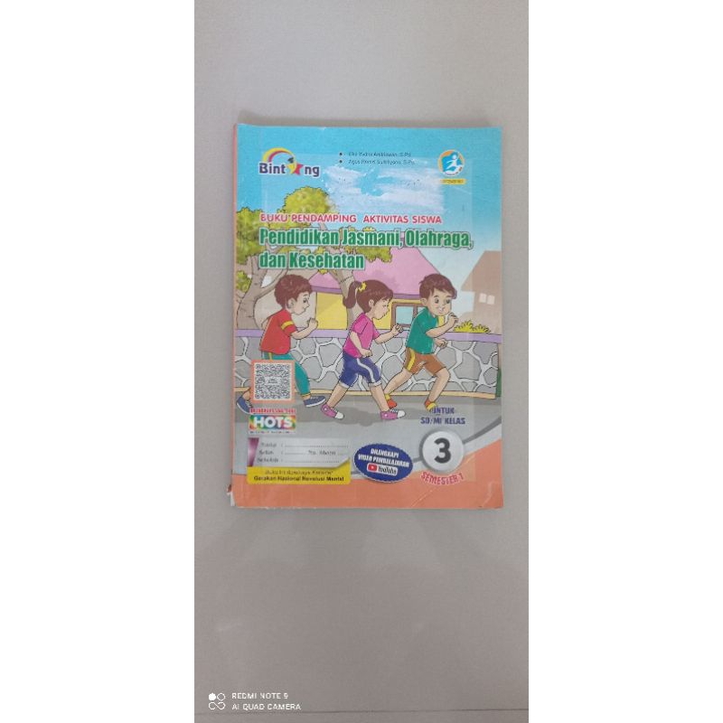 Buku Paket PJOK Bintang kelas 3 semester 1