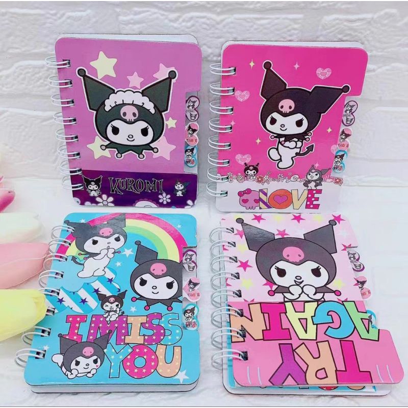 Buku Harian Motif Karakter Notebook Sanrio Mini Motif Karakter