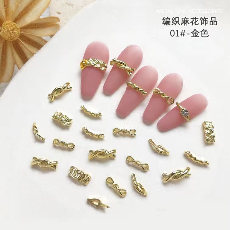 CINCIN KUKU GAYA JEPANG DEKORASI NAILART / RING NAIL CHARMS METAL