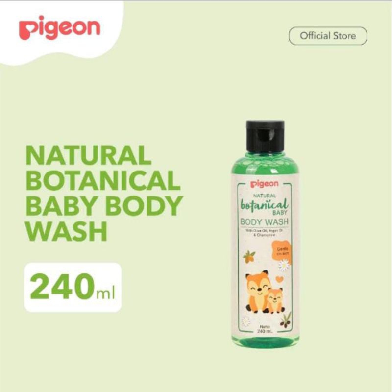 BODY WASH NATURAL BOTANICAL BABY PIGEON