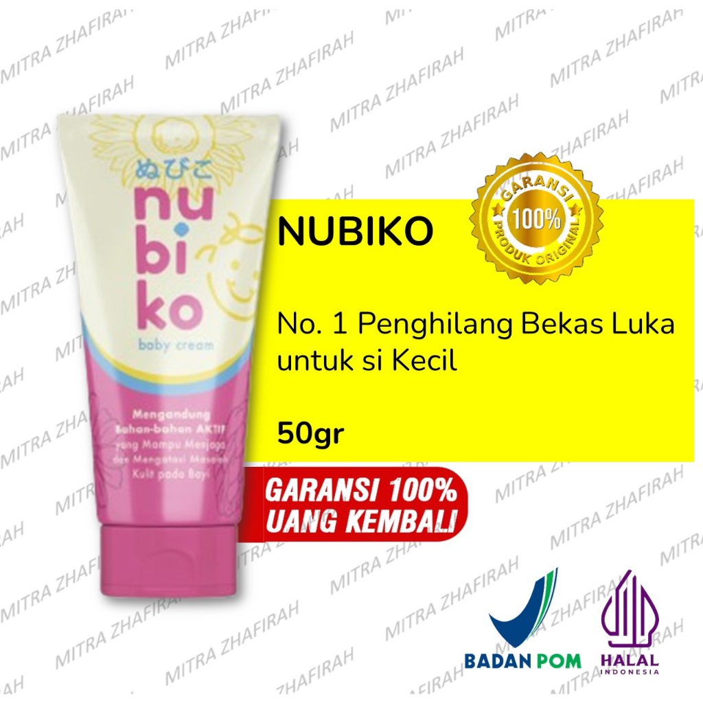 NUBIKO Krim Penghilang Bekas Luka bekas gigitan nyamuk ruam popok | Cream Penghilang Bekas Luka Anak NUBIKO 50gr