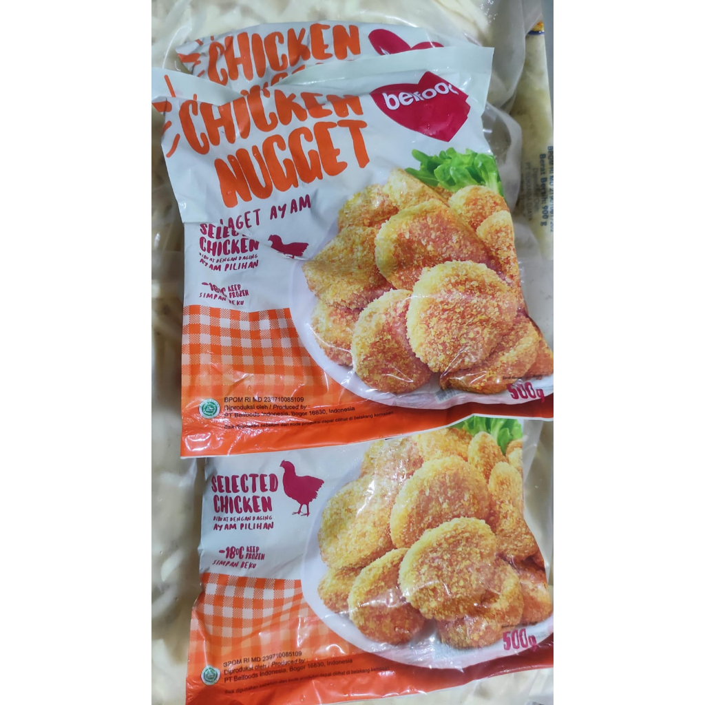 

Belfoods Chicken Nugget Ayam 500 Gr