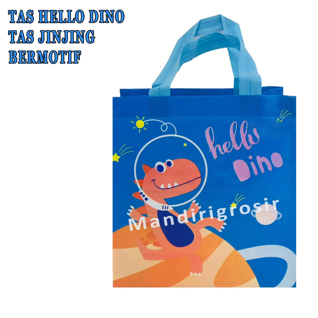 Tas Plastik * Tas Jinjing * Tas Motif Serbaguna * Tas Hello Dino