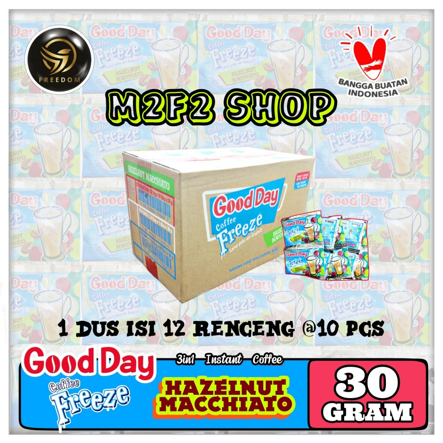 

Good Day Coffee Freeze | Kopi Bubuk 3in1 Instant Sachet - 30 gr (Kemasan Karton)