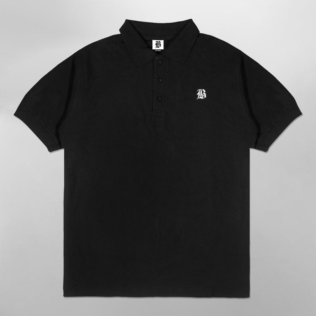 Blessed Studious Polo Shirt BLACK