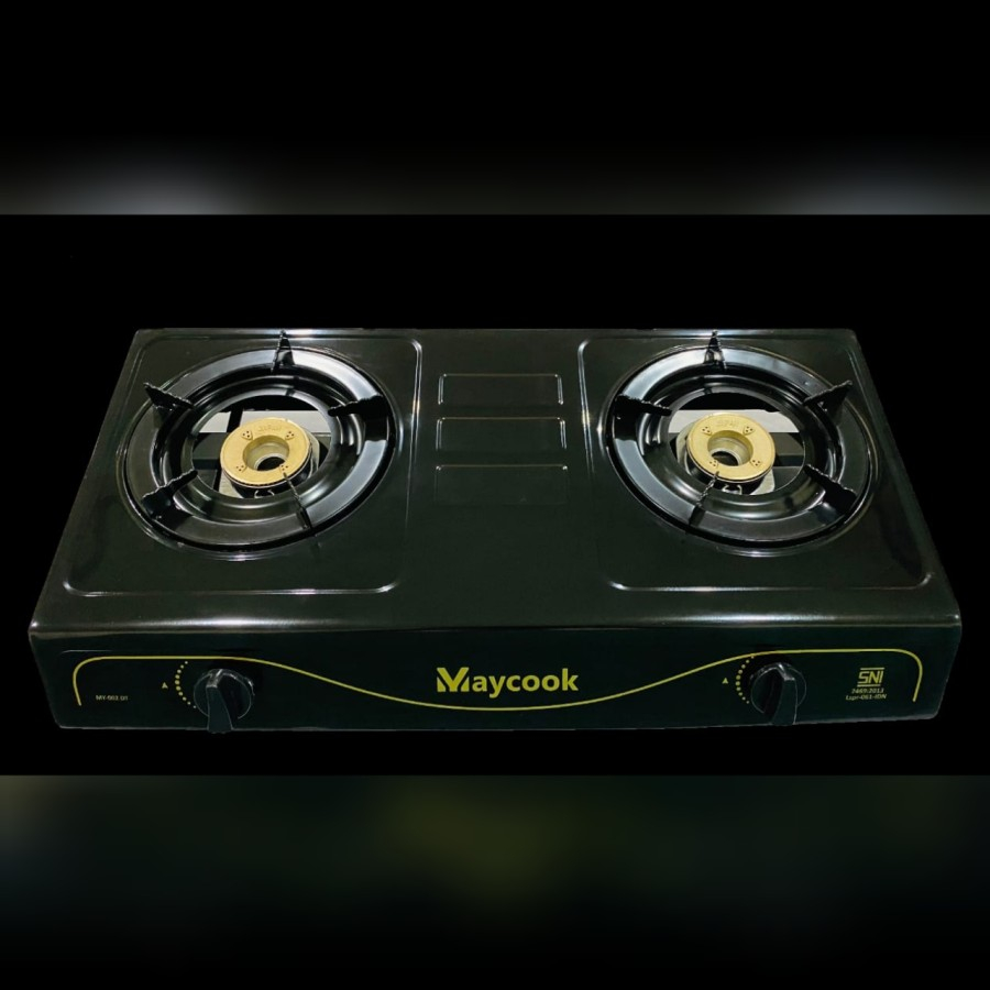 Kompor Gas Maycook-AWARA 2 Tungku KOMPOR TERBARU MURAH BERGRANSI RESMI