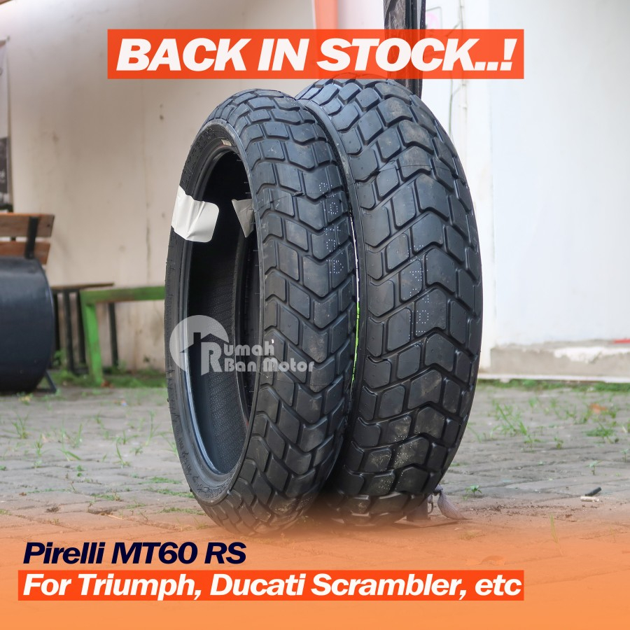 PIRELLI MT60 RS 110/80-18 & 180/55-17 BAN DUCATI SCRAMBLER