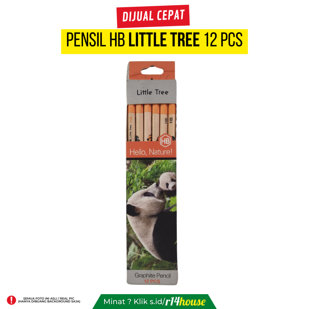 

PENSIL HB LITTLE TREE 12 PCS