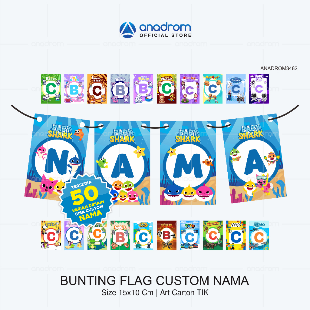 

Bunting Flag Happy Birthday | Banner Huruf Custom | Bunting Flag Custom Nama Aesthetic | Bunting Flag Dekorasi Ulang Tahun | Bunting Flag Persegi | Anadrom 3482