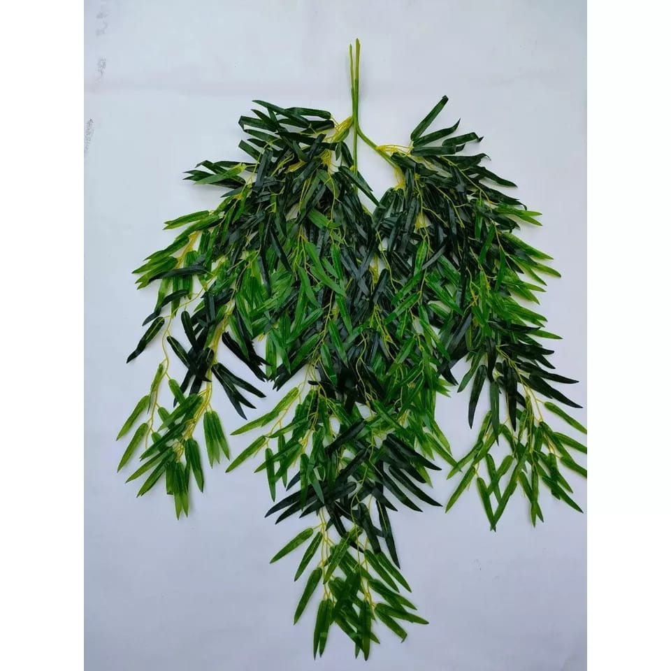 [12 PCS] 1 LUSIN Daun Liang Liu Artificial / Daun Plastik Dekorasi Pelaminan Dekorasi Ruangan Cafe/Kafe