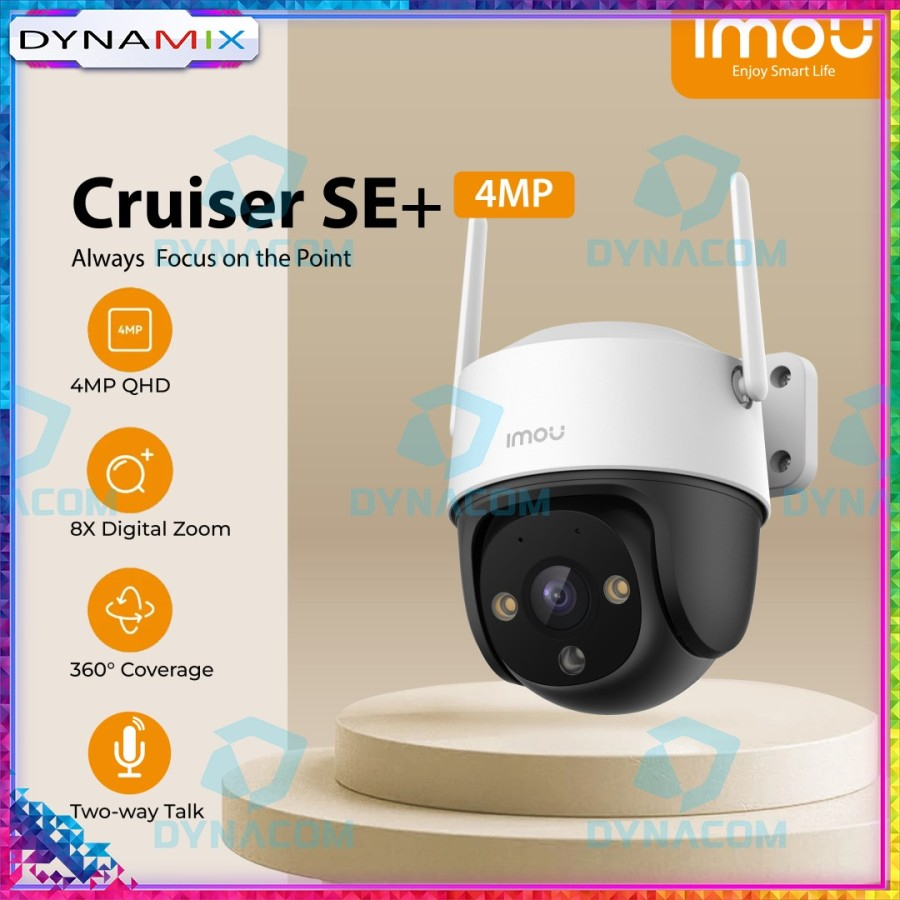 CCTV IMOU Cruiser SE+ 4MP Smart Tracking &amp; Full Color Night Vision GARANSI RESMI | Kamera CCTV