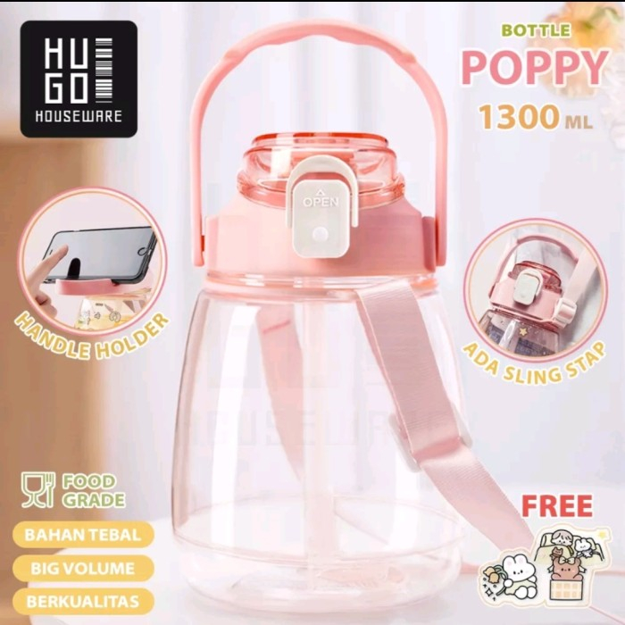BOTOL MINUM GEMOY BENING ANAK HANDEL + TALI FREE STICKER
