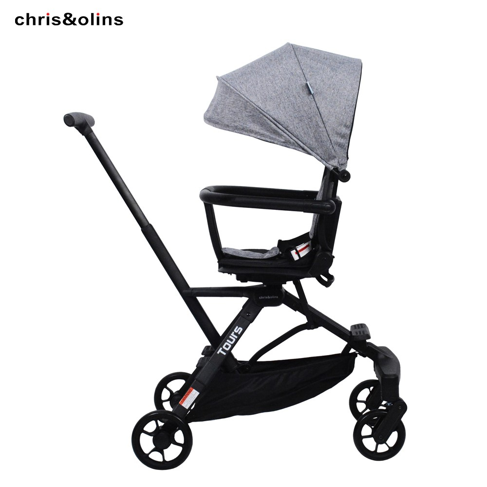 ChrisOlins W1 Stroller Tours Reversible Seat - Light Weight Travel Stroller | Kereta Dorong Bayi Ringan Bisa Diputar