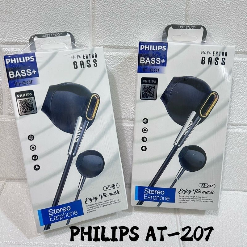 Headset Handsfree Philips AT-207 Super Bass Ol