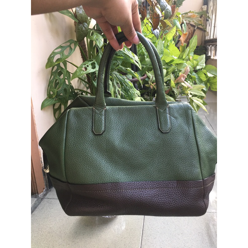 Tas preloved handbag hijau bruno magli