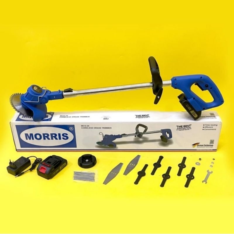 MORRIA POTONG RUMPUT CORDLESS  24V GRASS TRIMMER