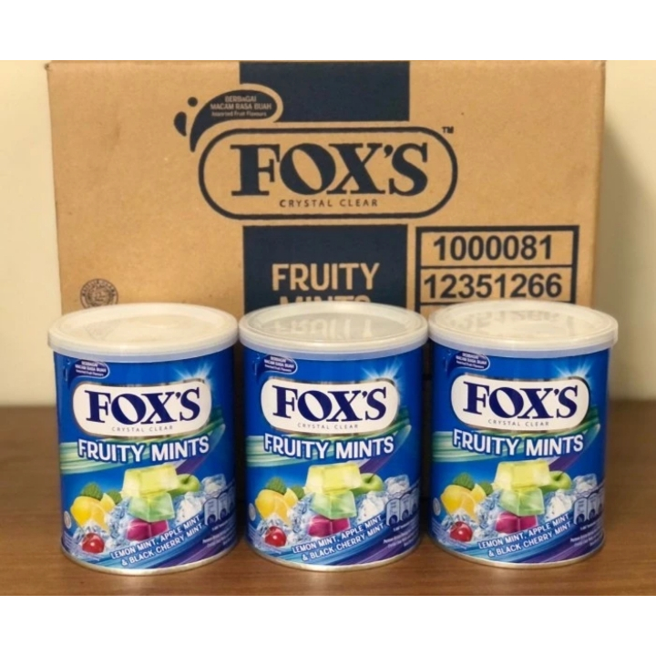 PERMEN FOX KALENG FRUITY MINT