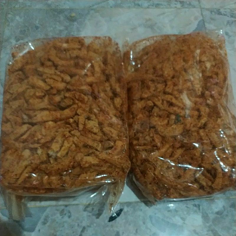 

basreng pedas daun jeruk 1kg