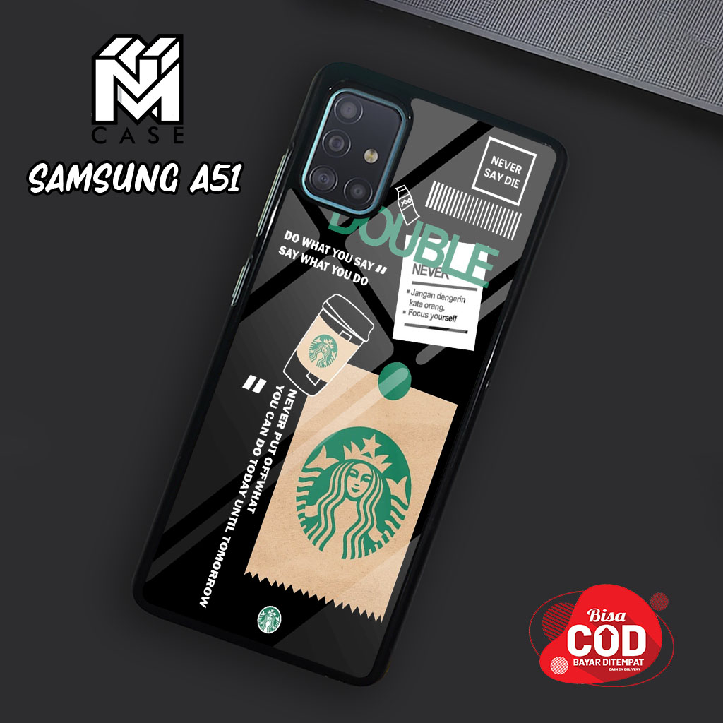 NM Case - Case Samsung A51 Terbaru - 54 - Fashion Case Starbucks Casing Hp Case Murah Softcase Hardc