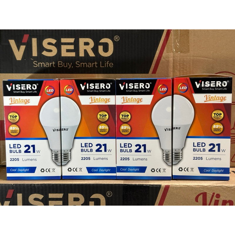 PANALED ALTIS / VISERO VINTAGE 21W 23W / 21 Watt 23 Watt Lampu Bohlam Led Bulb E27 Putih