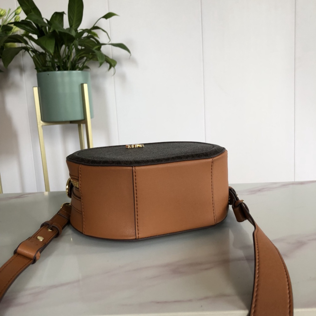 M-K 1088 Delaney Medium round messenger bag shoulder bag makeup bag