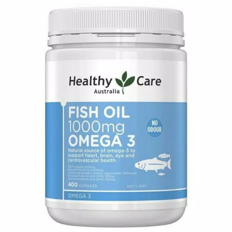 Healthy Care fish oil 1000mg Omega 3 - 400 Caps