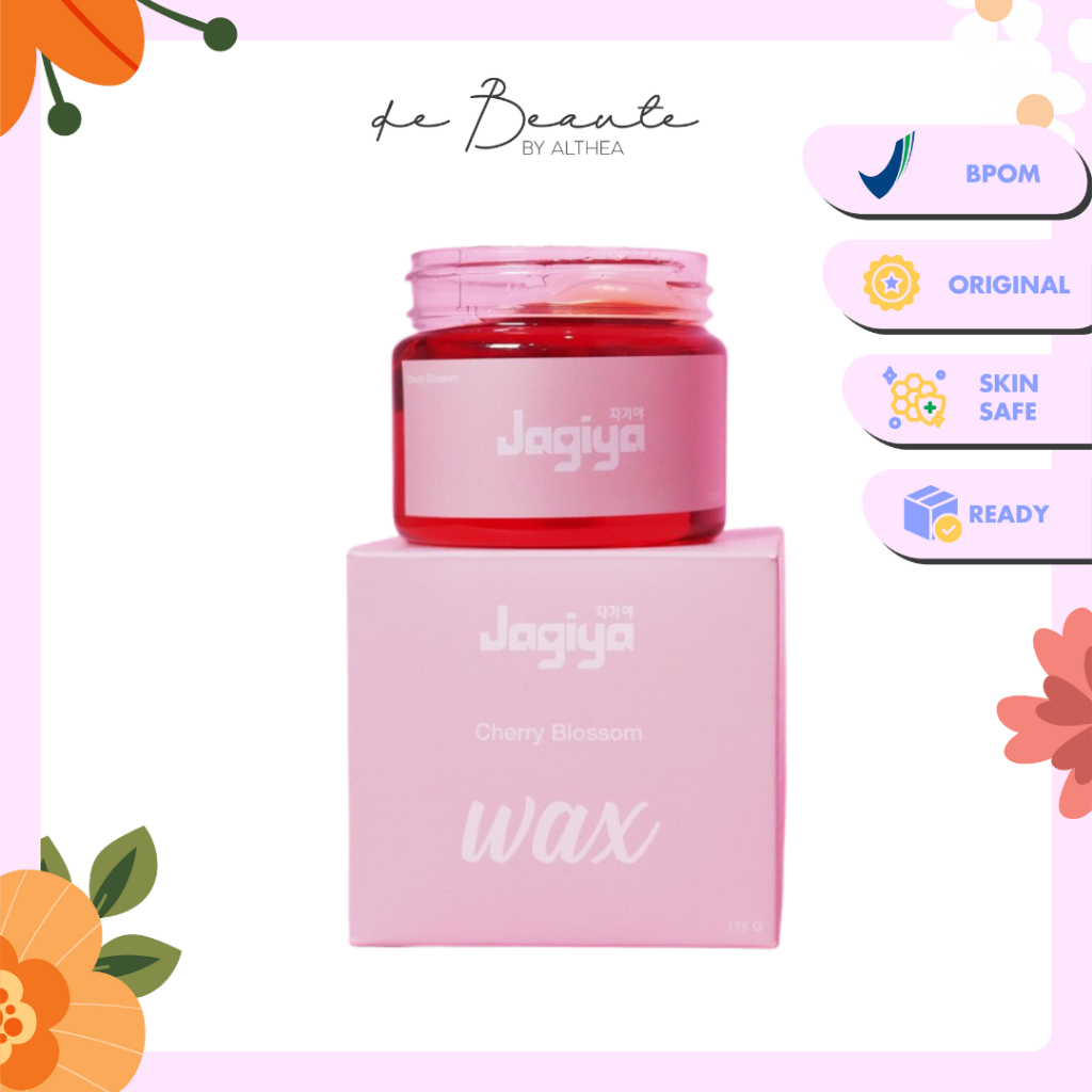 Jagiya Sakura Cherry Blossom Waxing Kit/ Sugar Wax/ Perontok Bulu/ Penghilang Bulu/ Natural Wax - 175gr