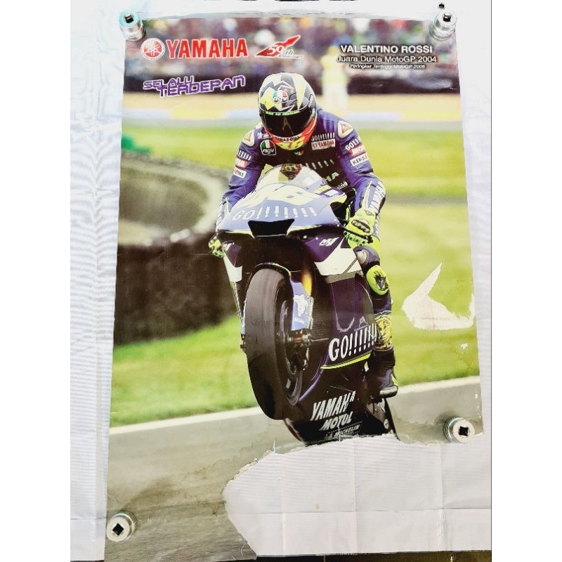 Poster Jumbo Motor YAMAHA VALENTINO ROSSI ORI