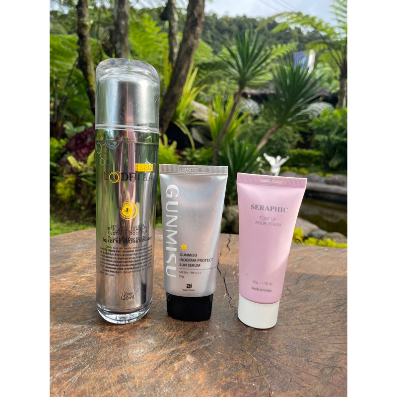 PAKET GLASS SKIN ( LODELLA , TONE UP N SUNSERUM )