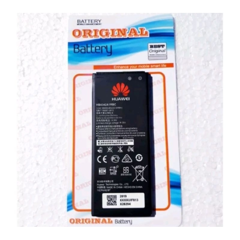 Batre Baterai Bt HP Huawei HB4342A1RBC Ascend Honor 4a Y5ii / Y6 / Y6ii / Cun-L22