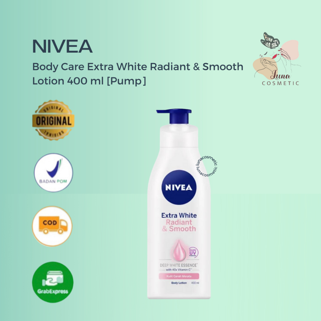 NIVEA Body Care Extra White Radiant &amp; Smooth Lotion 400 ml [Pump]