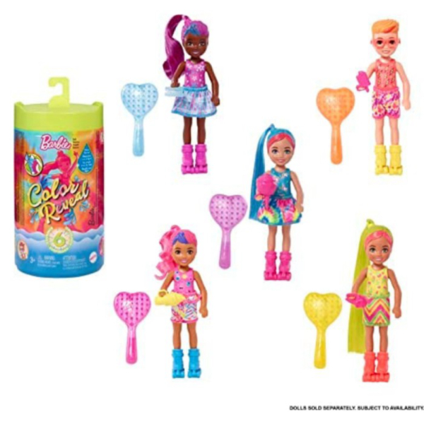 

Promo Boneka Mattel Barbie Chelsea Neon Tie-Dye Surprise Color Reveal Doll Diskon