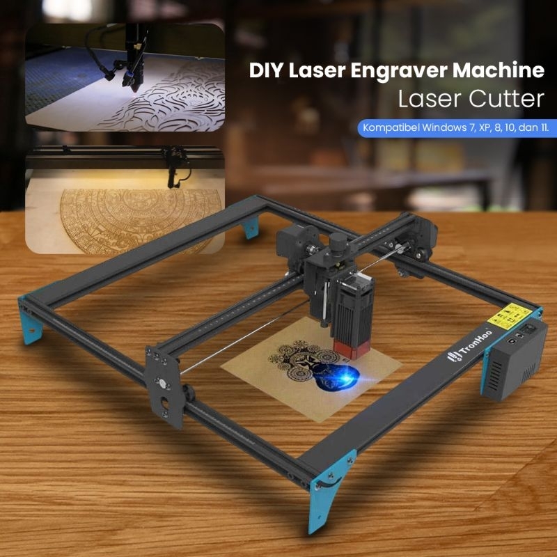 [GENODEV] Mesin Grafir Stainless 80W Laser Engraver Fast Speed