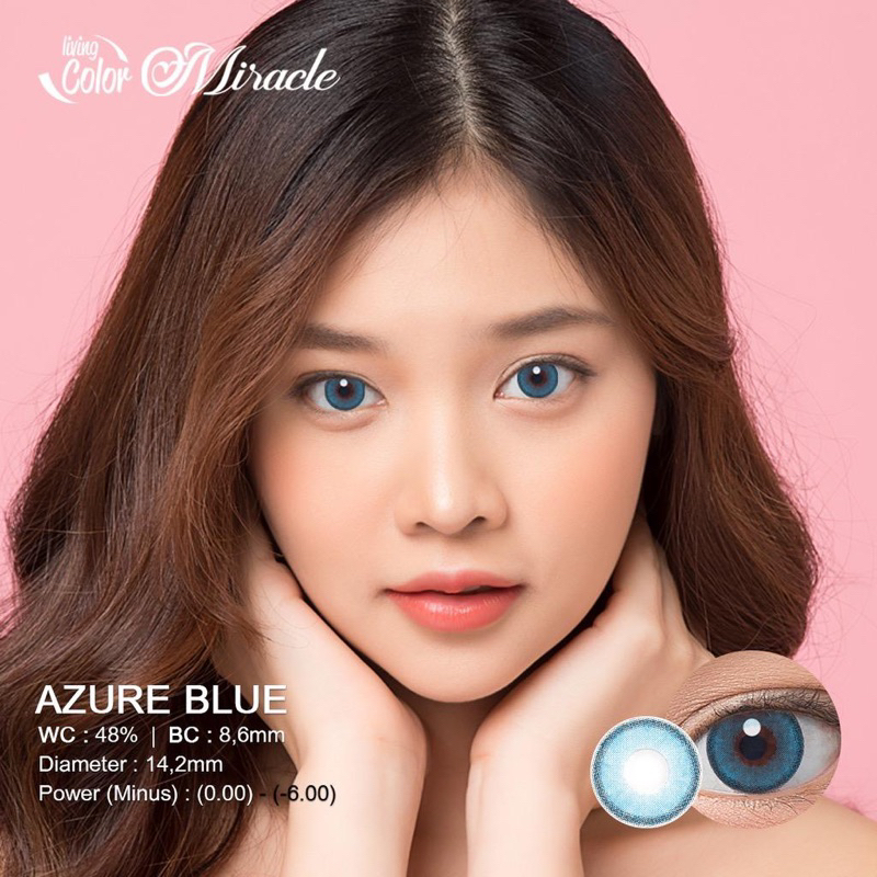 Miracle Azure Blue | Softlens Beda Minus | Softlens Minus | Softlens Normal | Softlens Biru | Softle