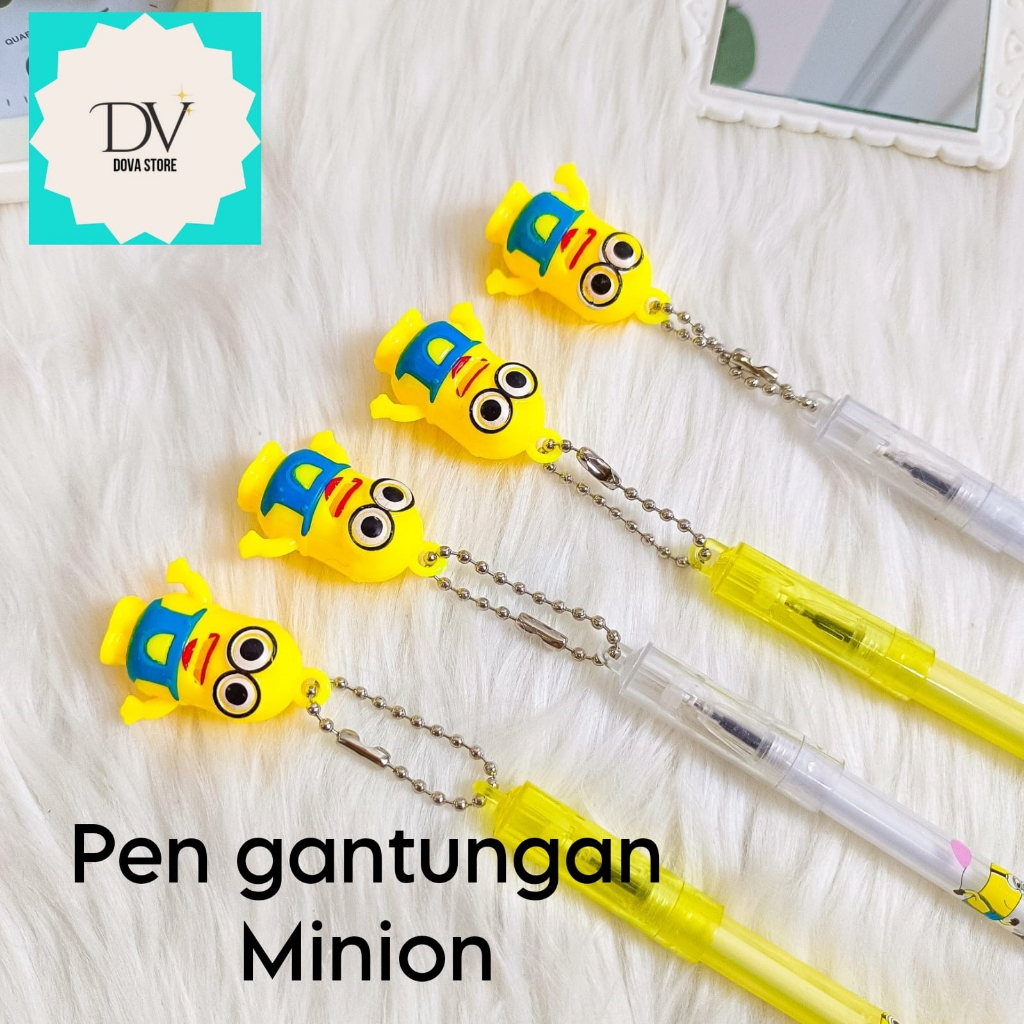 

PULPEN GANTUNGAN BONEKA MINION TEROMPET PEN ALAT TULIS PERLENGKAPAN SEKOLAH