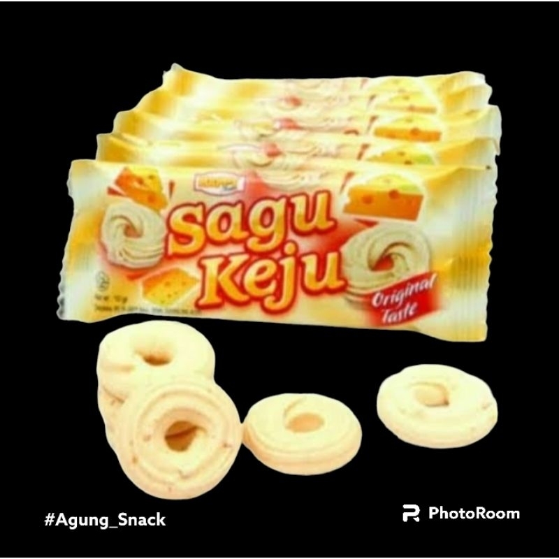 

Sagu Keju | 1 Pack Isi 20 Bungkus @ 6 gram
